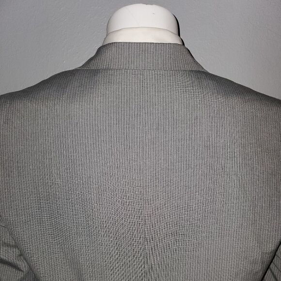 Merona Men's Gray Pin Stripe Sport Coat 40R - Picture 7 of 7
